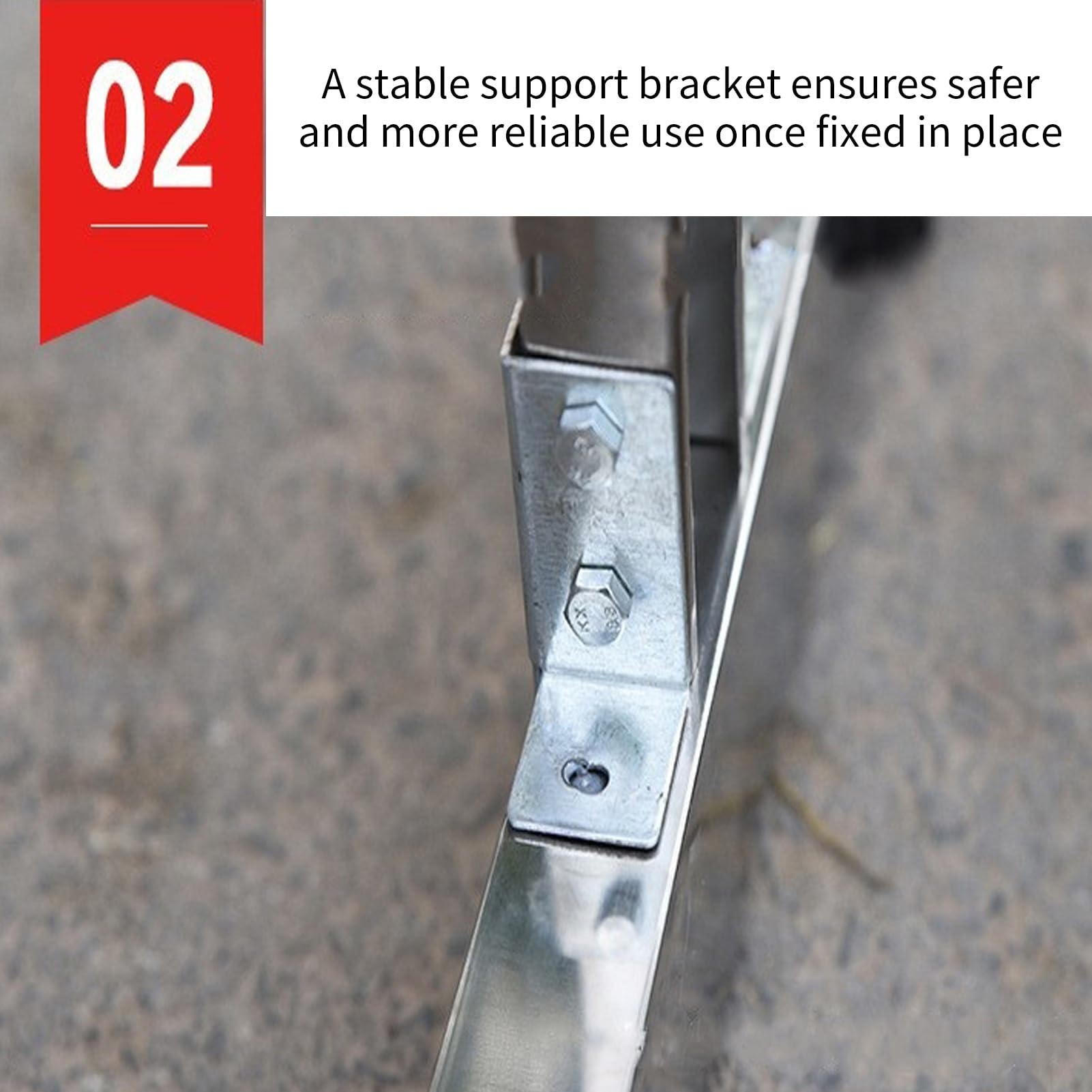 Barrera de seguridad retráctil de acero inoxidable de 16.4 pies, barandilla plegable portátil para exteriores, control de acceso industrial y fácil de usar