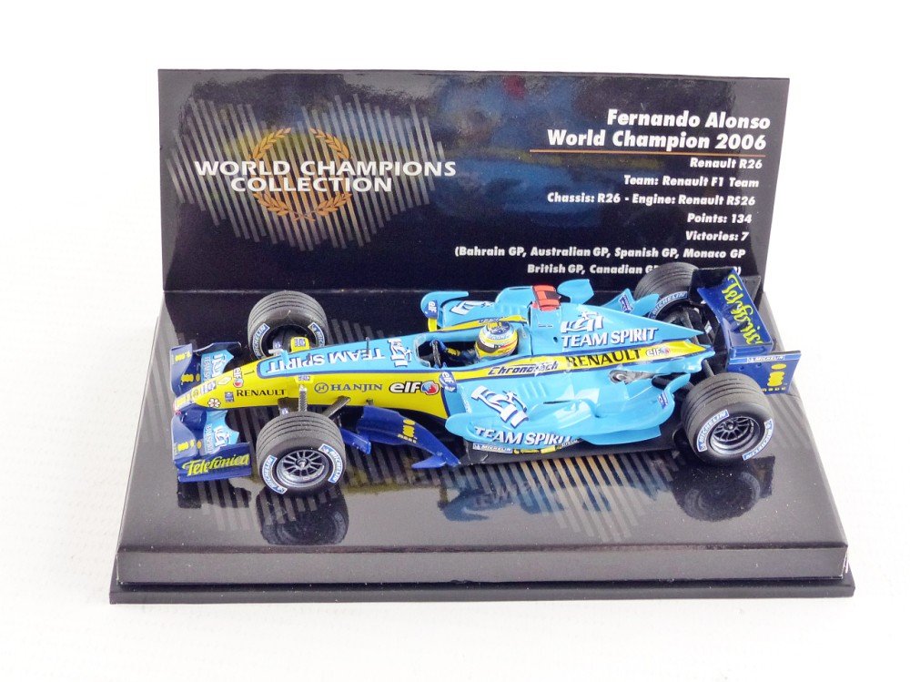 Minichamps Renault R26 2006 Fernando Alonso F1 World Champion 1