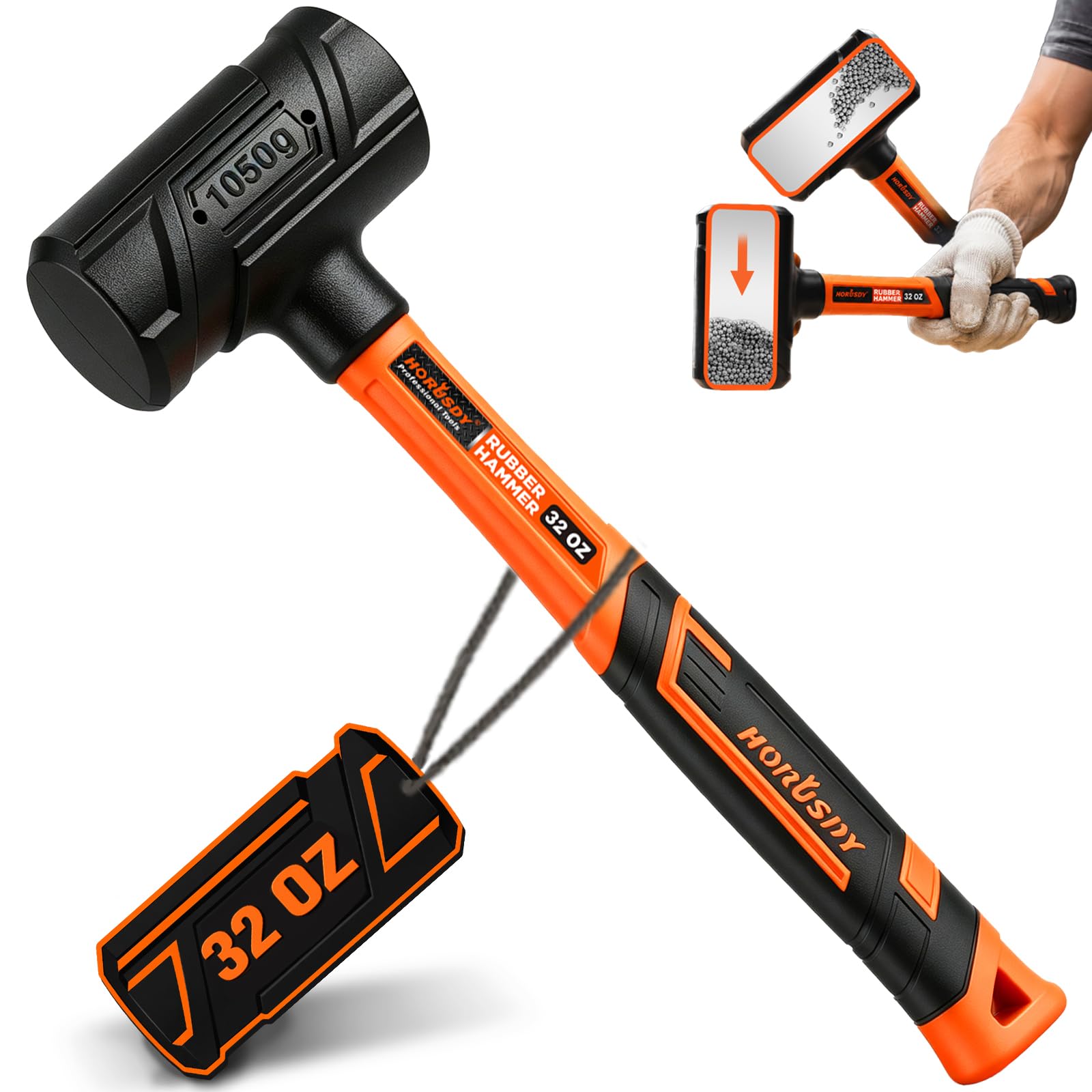 HORUSDY Dead Blow Hammer Set - 4 Piece -9 HORUSDY Dead Blow Hammer Set - 4 Piece -9
