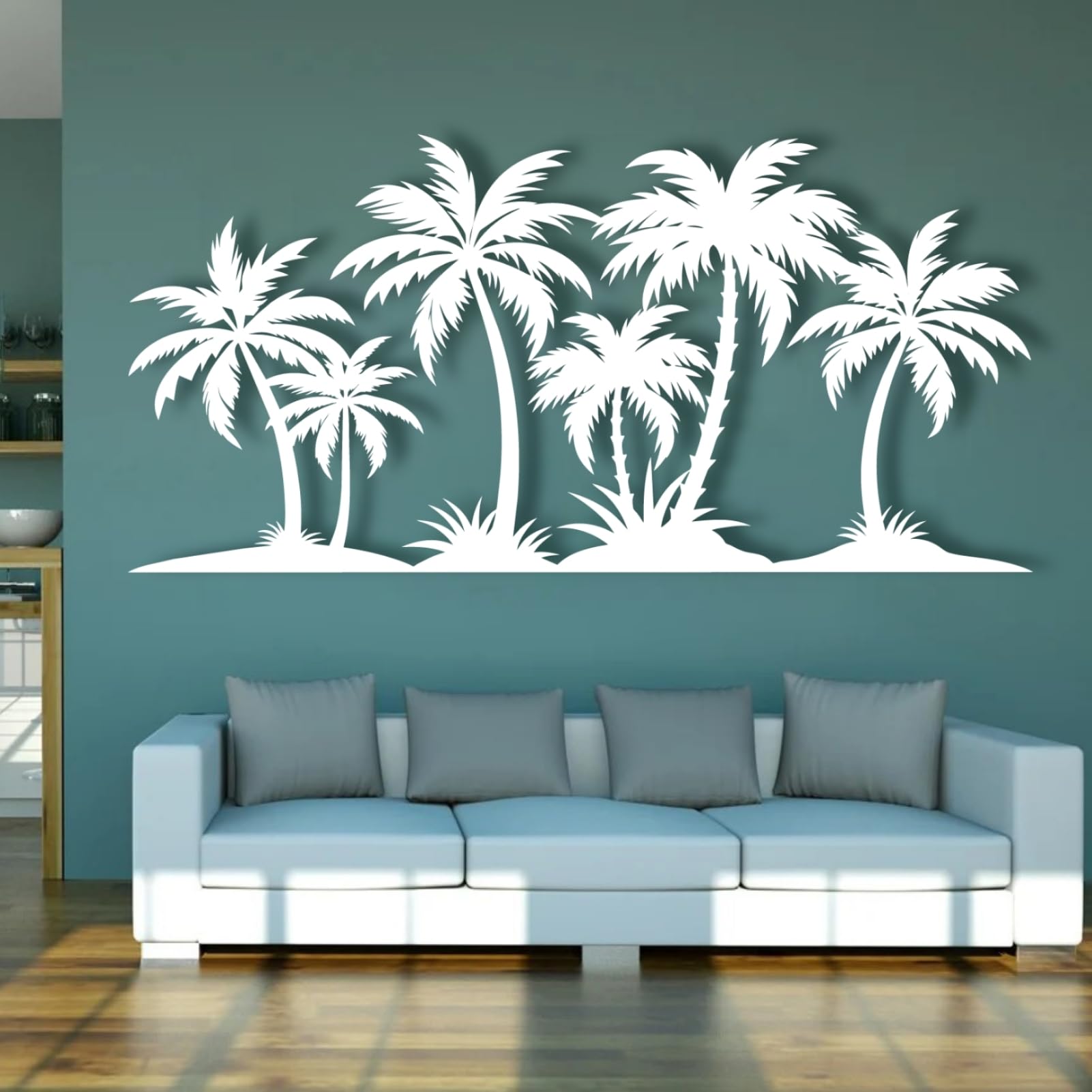 Metal Palm Tree Wall Decor,Metal Palm Tree,Palm Tree Metal Wall Art,Tropical Metal Wall Art,Beach Wall Decor,Coastal Metal Wall Art,Palm Tree Metal