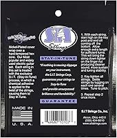 Vista 2 de SIT Strings Cuerdas de guitarra eléctrica Power Wound Nickel (S.I.T.), fondo pesado 10-52, S1052