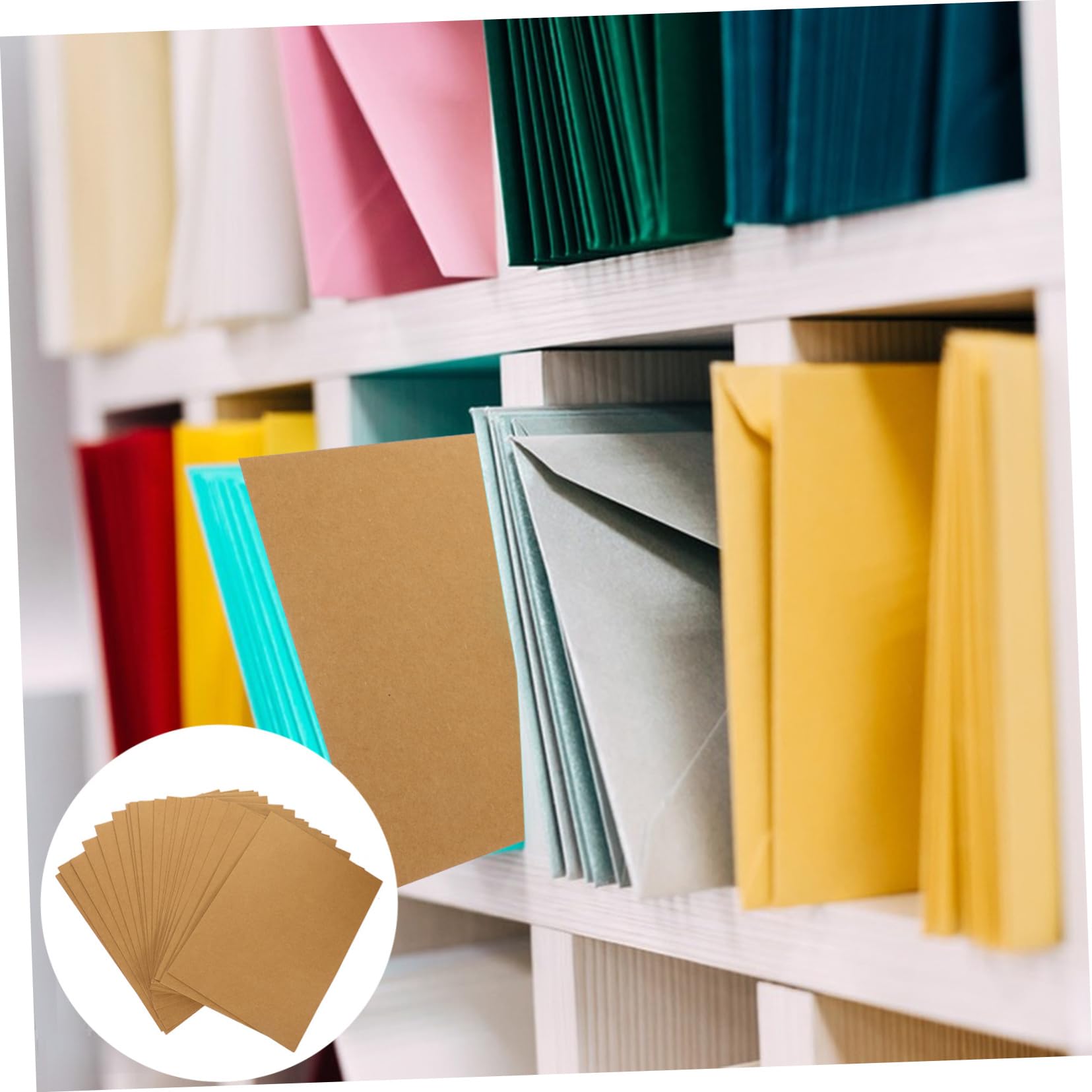 Angoily Cartella Portadocumenti in Carta Kraft A4, Set Da 20 Pezzi, Resistente All’usura Per Ufficio e Scuola, Cartella File Per Organizzazione Documenti e Presentazioni