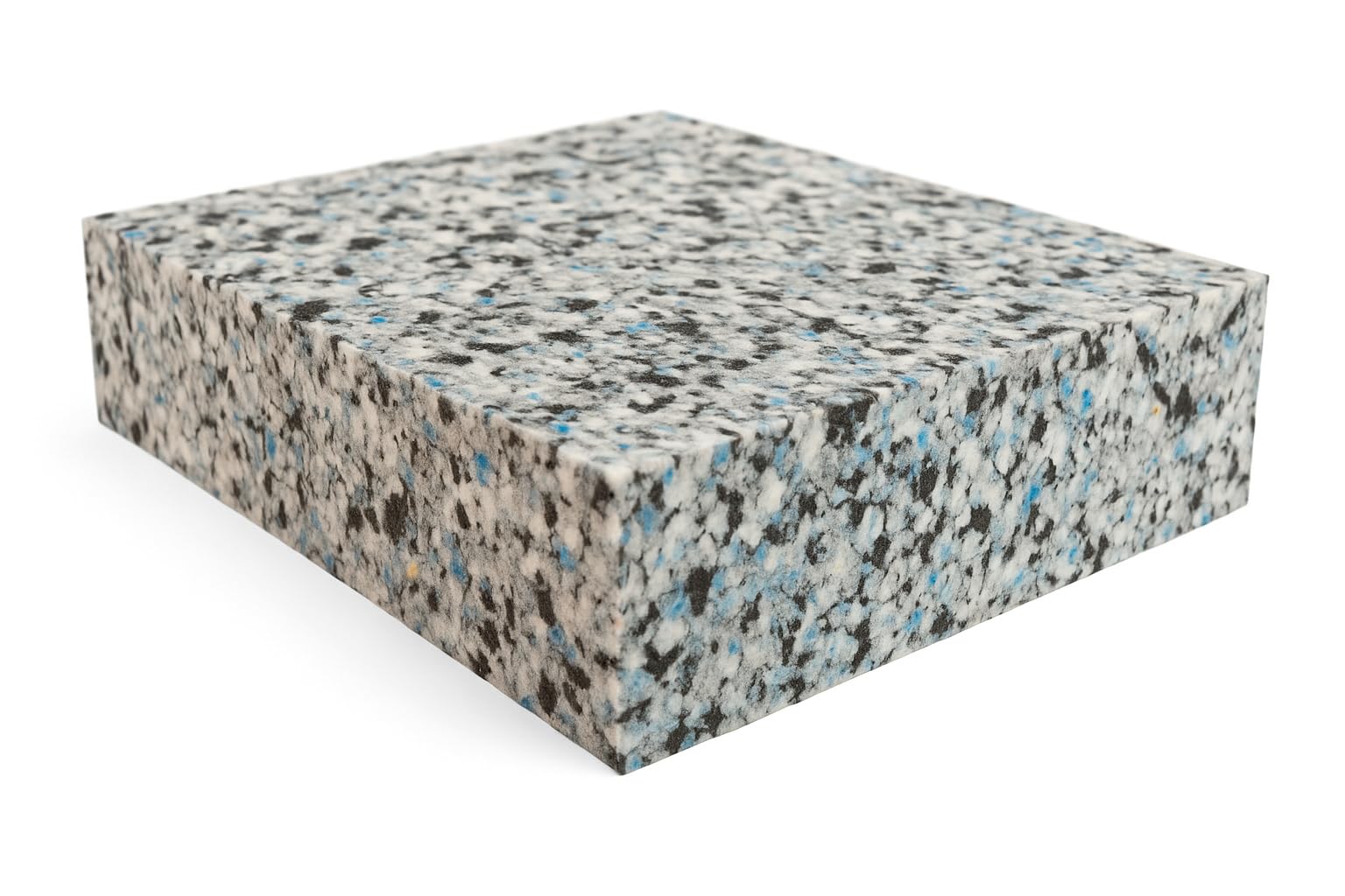 AMANSTYLE LTD High Density Ultra Firm Recon Foam Sheet for Upholstery Uses Sofa Seat Bench Seating Foam Padding Heavy Use Gym Floor Ask for Custom Size (18” x 18” x 6”)