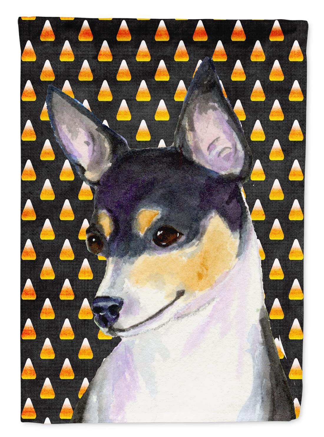 Drapeau Chihuahua Halloween grande taille pour décorer votre jardin en automne