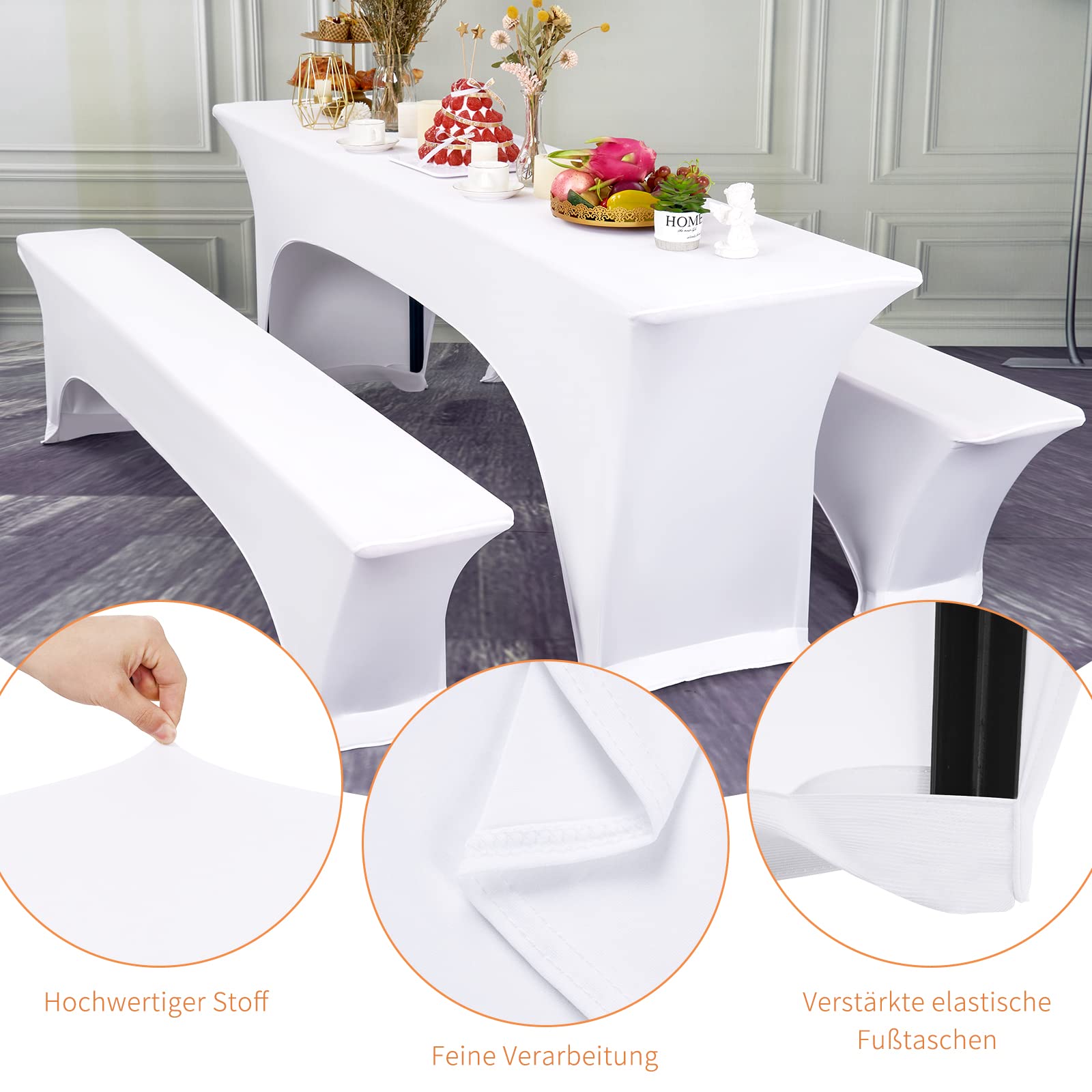 Bierset | Biertafel | Picknickset | Bierbank - de Woonwinkel