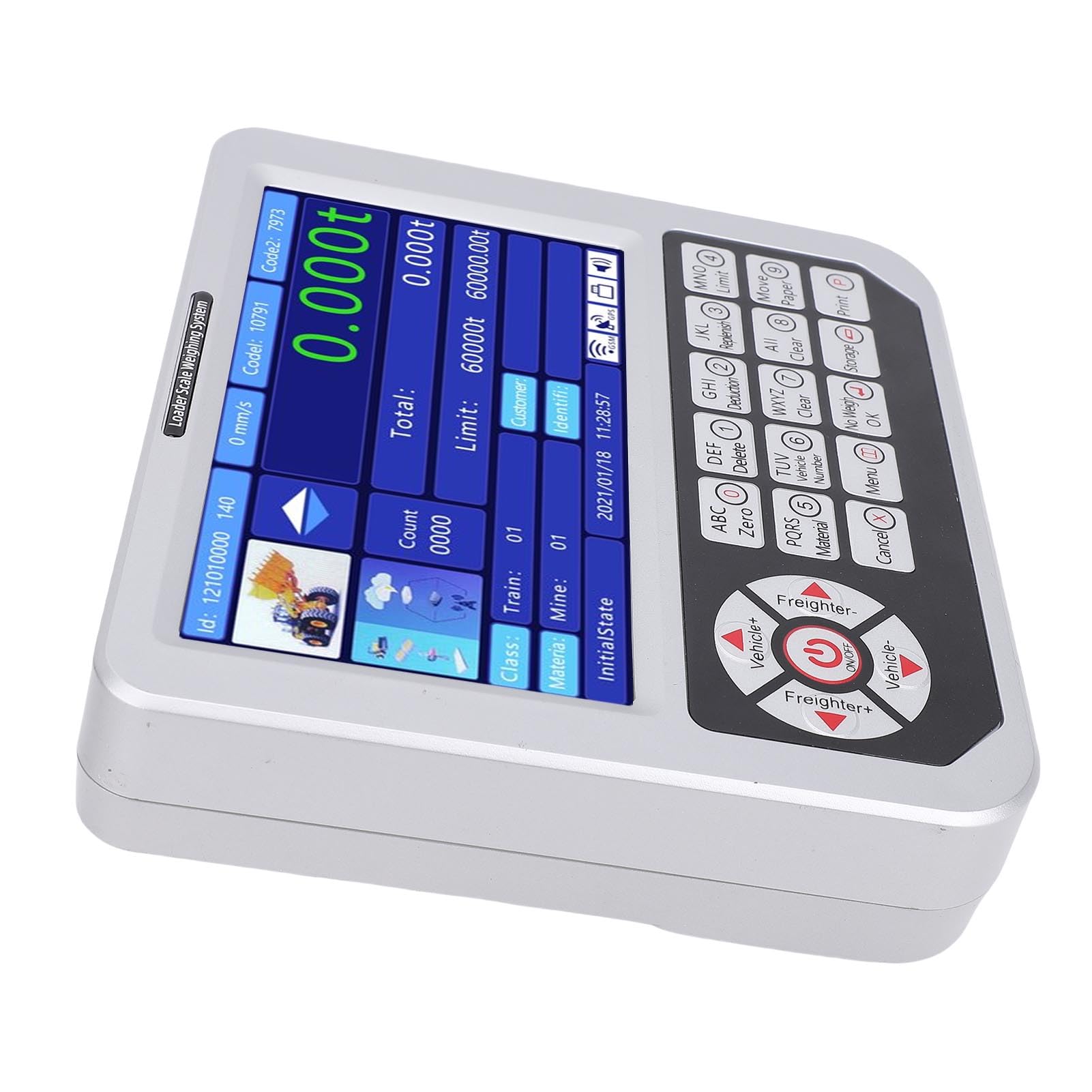 Annadue Waga Elektroniczna z Wyświetlaczem LCD 800x480 i Komunikatem
