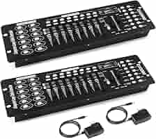 Amazon | DMX512コントローラー、DJライトコントローラ、192CH