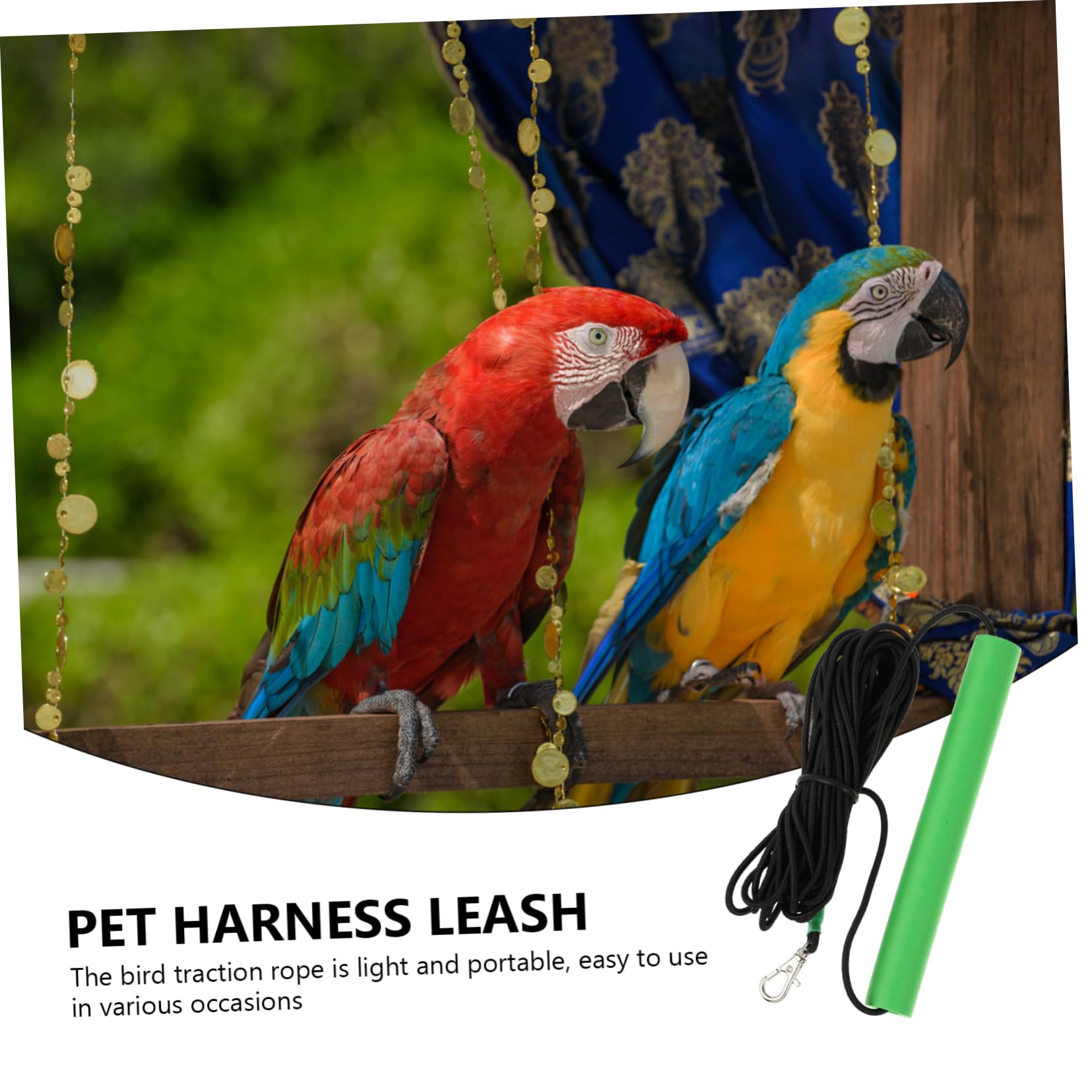 Hohopeti 2piezas Arnés De para Pájaros Cuerda De Entrenamiento De para Aves para Paseos Periquitos Cacatúas y Hámsters