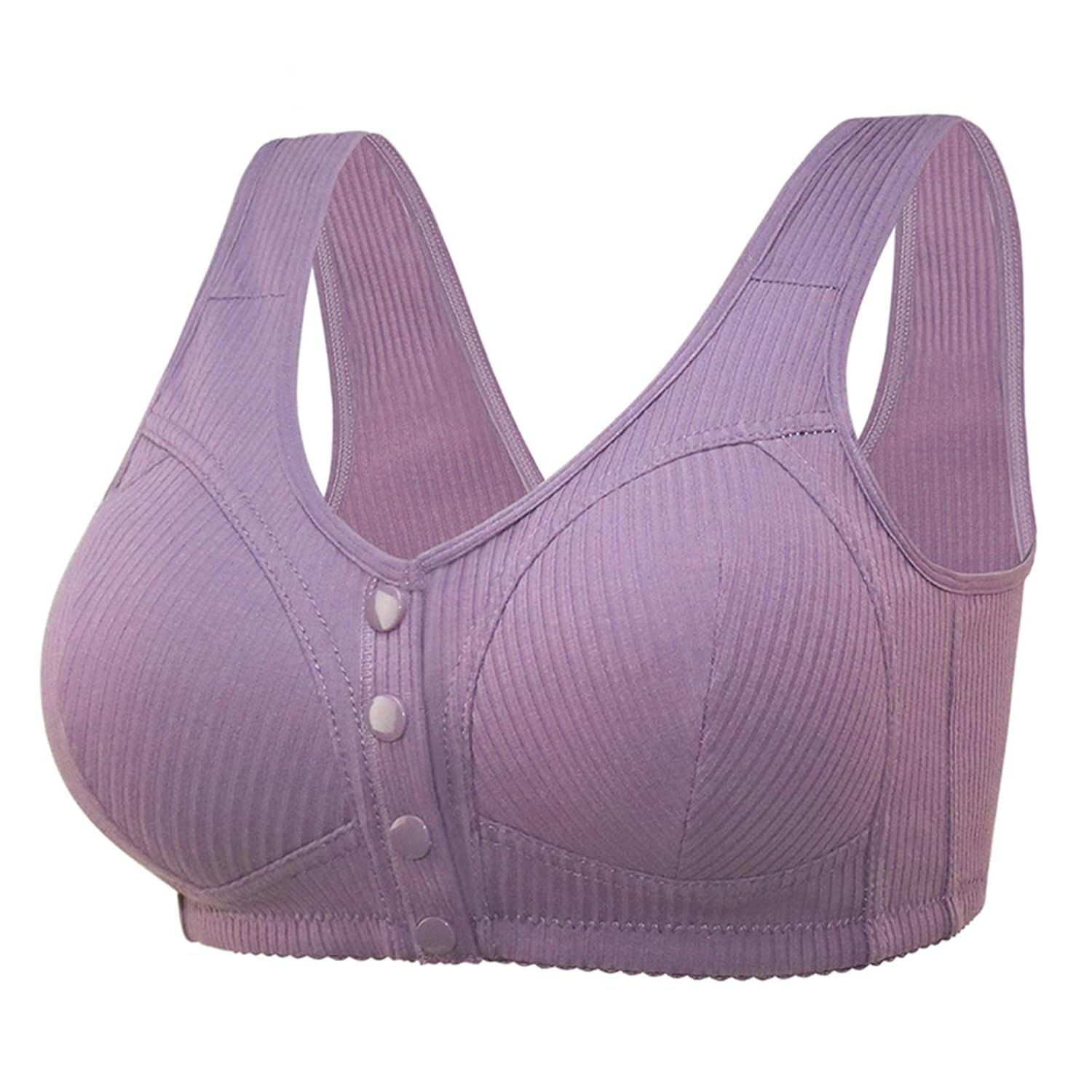 Daisy Bra for Seniors Front Snap Closure Bras Front Snaps Daisy Bras for Older Women Push up Breathable