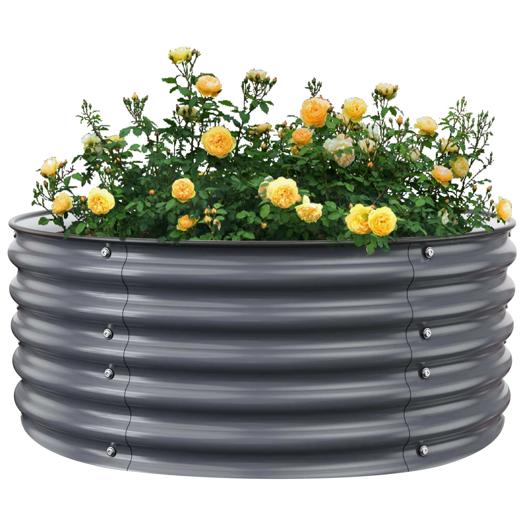 Nossta Round Raised Garden Bed