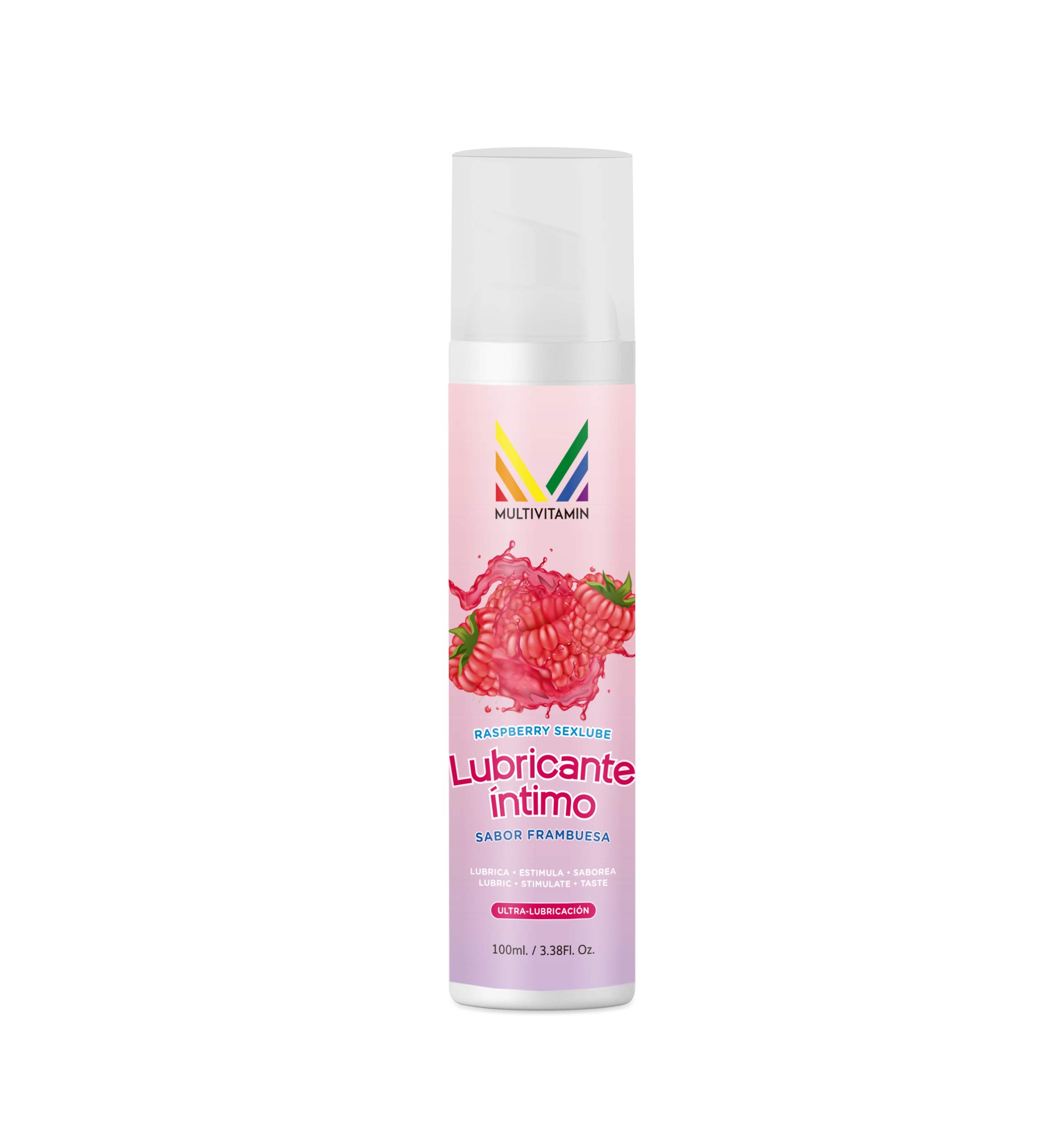 Pack de crema íntima masculina para mejorar la piel del pene y testículos 100 ml., y lubricante con triple acción hidratante, más lubricación, con sabor a frambuesa, 100 ml.
