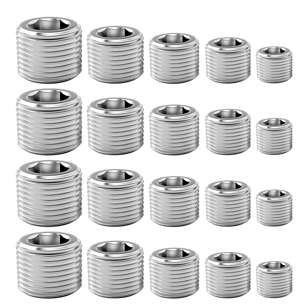 Raccords de bouchon de tuyau NPT mâle pour stopper les fuites kit de filetage hexagonal