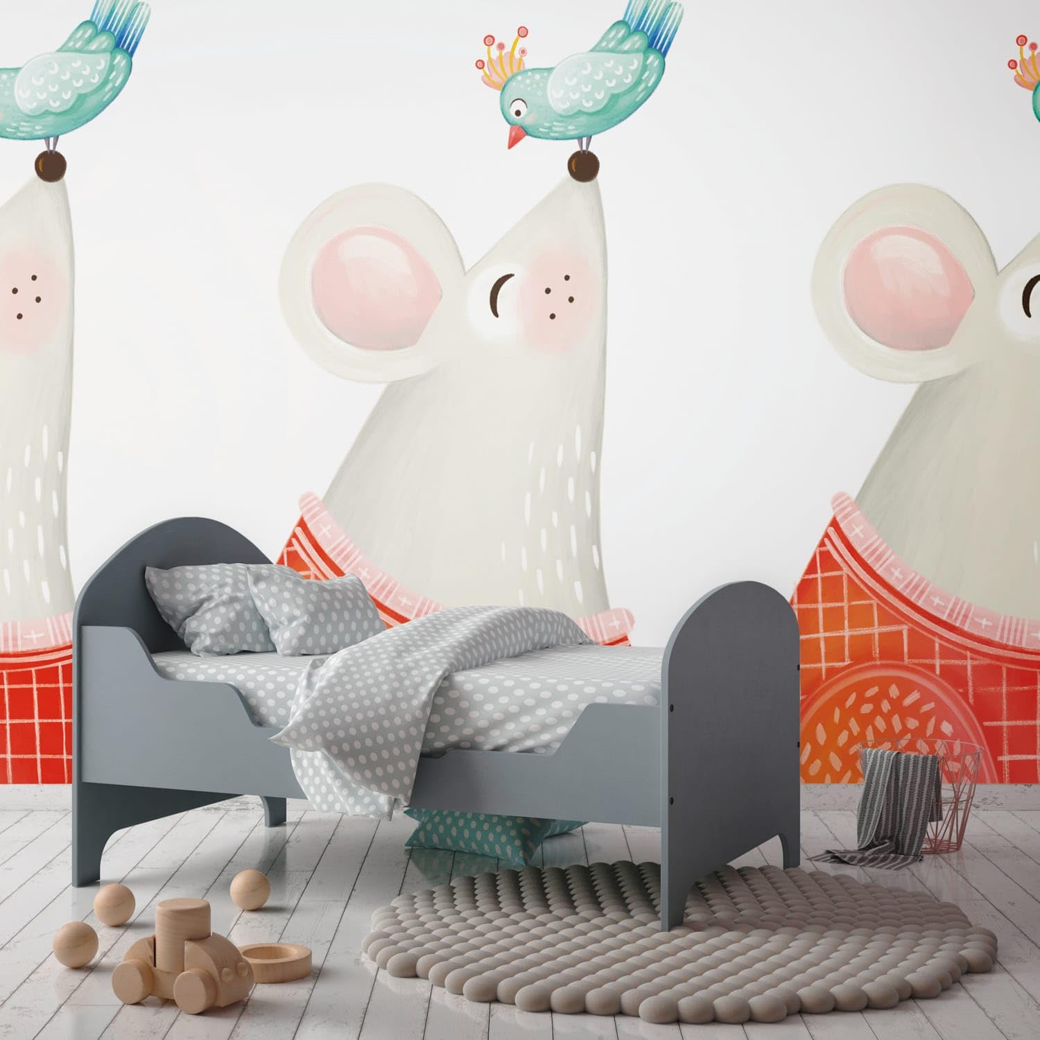 Papier peint d'enfant 391871-GU lavable et résistant pour murs de chambre