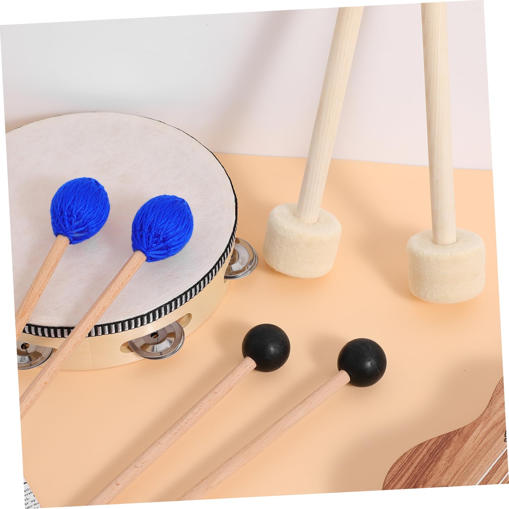 ERINGOGO 6pezzi Bacchette Per Batteria Legno Bacchette Per Timpani e Batteria Grancassa Accessori Per Strumenti Musicali Per Iniziare e Migliorare La Tua Tecnica Di Percussione