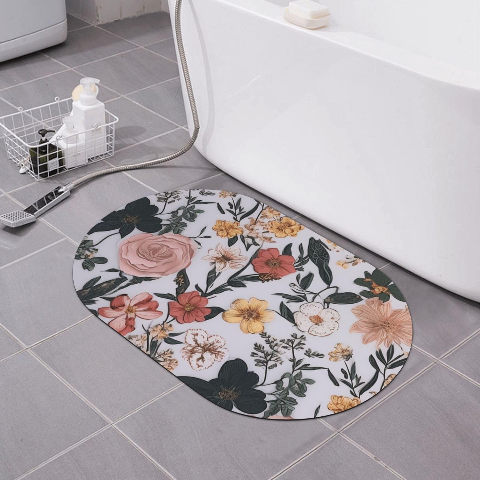 Paillasson salle de bain antidérapant idéal pour sortie de douche