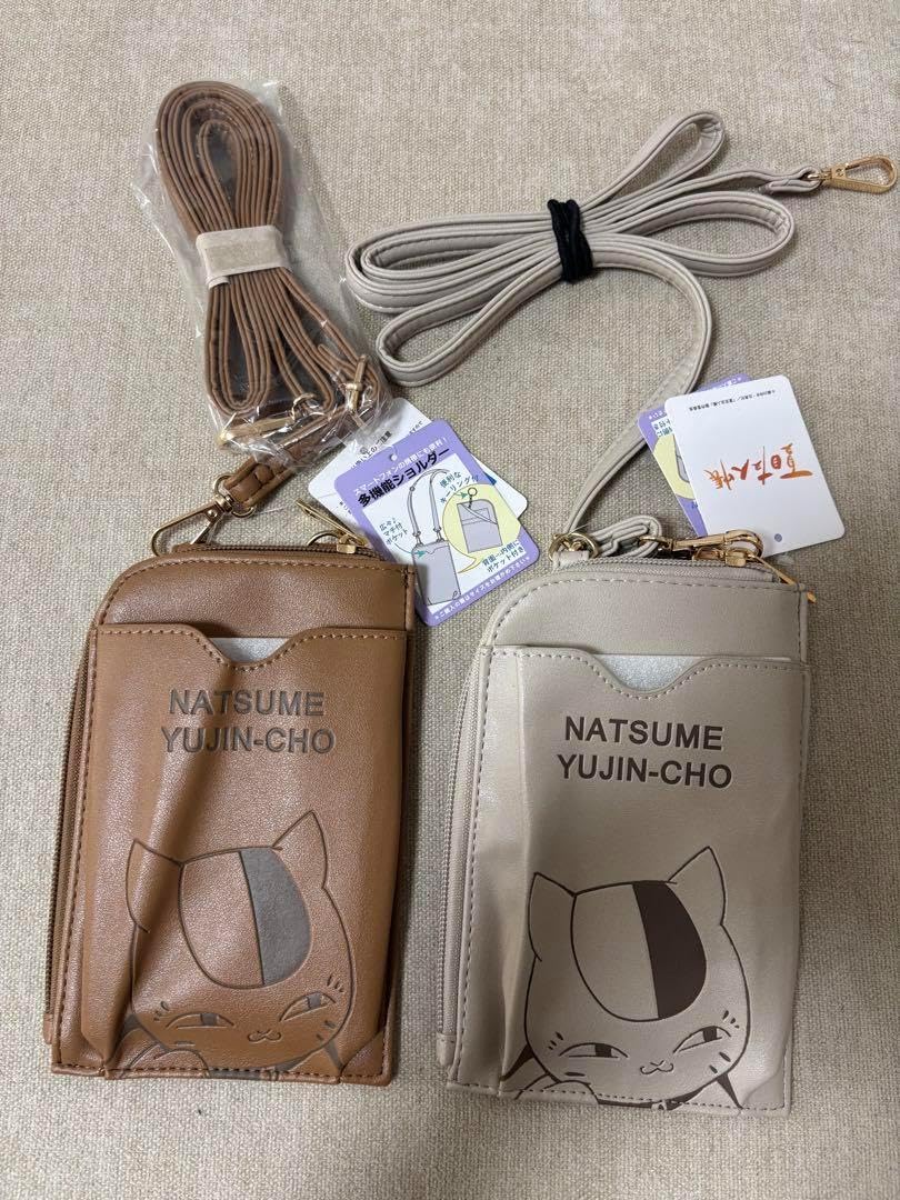 夏目友人帳 多機能ショルダー パスケース キーケース ジョジョ パス ケース