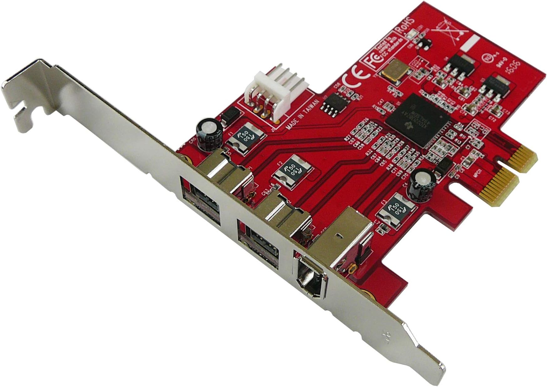 Adaptateur de Carte PCI Express FireWire 3 ports 2b 1a