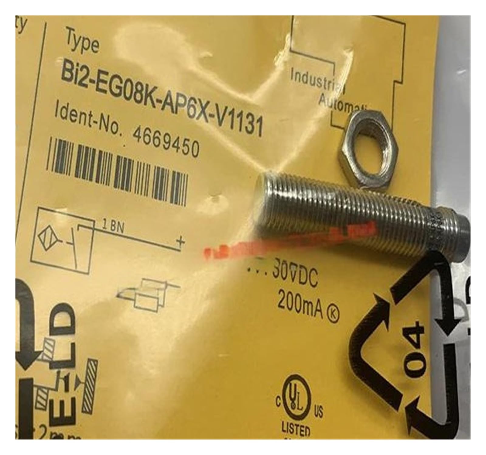 MBPAIHOP BI2-EG08K-AN6X-V1131 BI2-EG08K-AN6X-V1131 Proximity Switch Sensor(BI2-EG08K-AP6X-V1131)