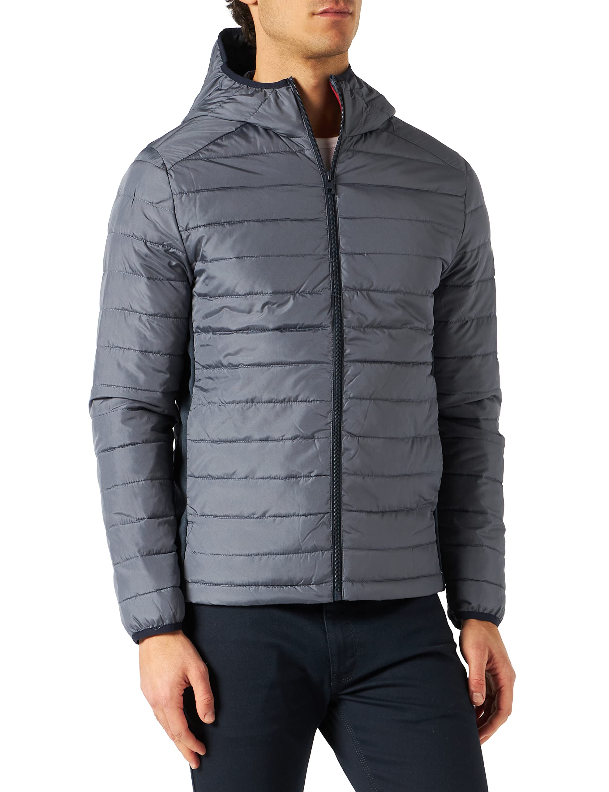 JACK JONES Men's Jjeace Spring Puffer Quilted Jacket with a Hood