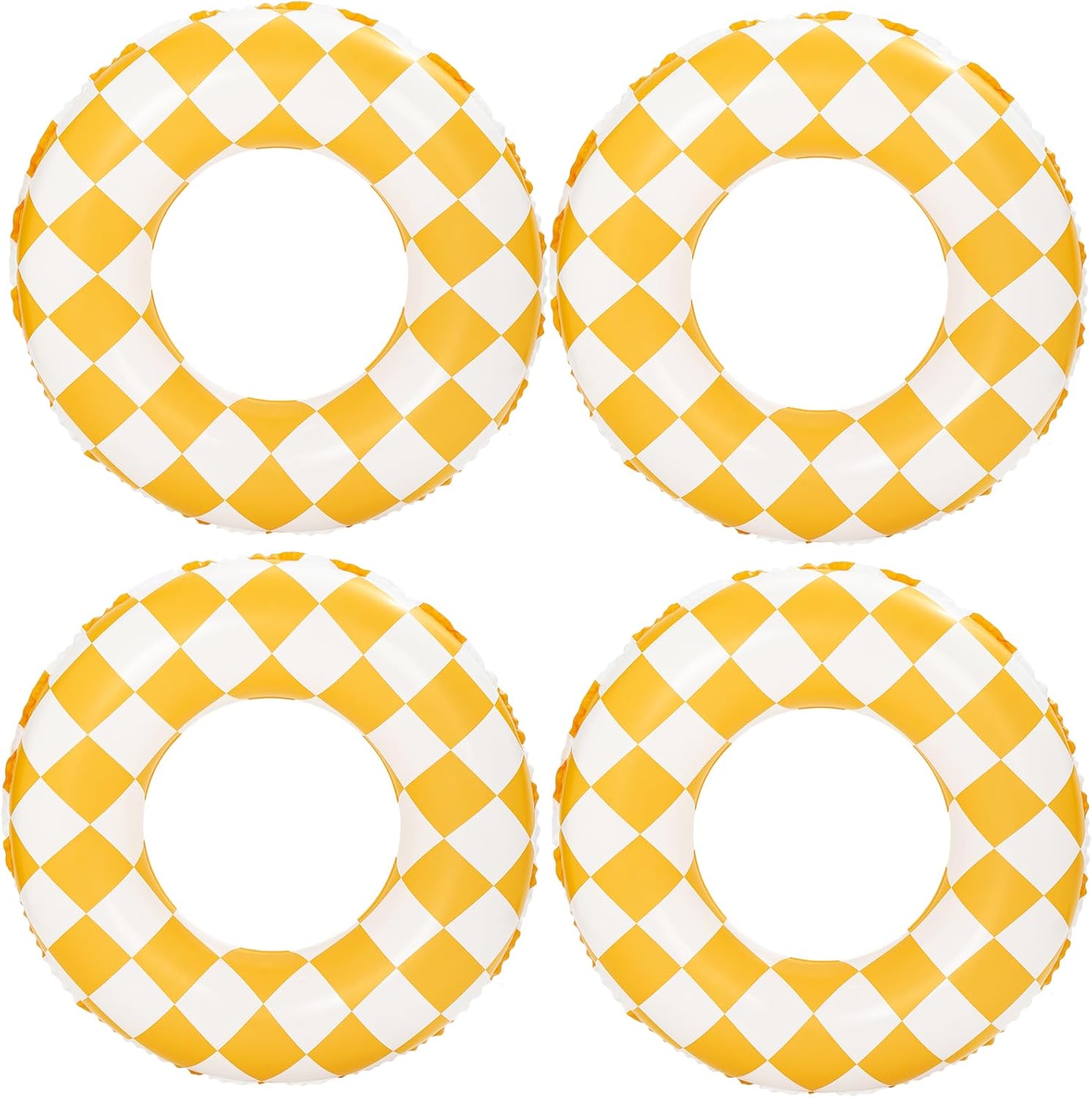 4 Pack Inflatable Pool Float for Adult,Pool Inner Tubes -32 inch Premium Swim Ring Pool Tubes Vinyl Flotation Pool Floats for The Beach, Party, Vacation, Pool Party