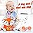 daboot Musical Baby Toys, Cute Fox Newborn Toys for Toddlers Babies 0 3 6 9 12 Month, Infants Baby Toy for Girls and Boys Best Gift