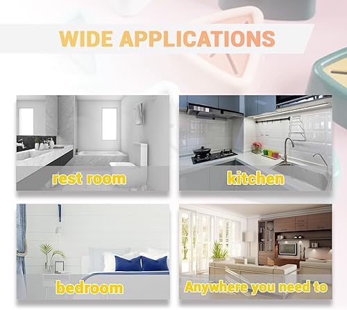 Miniatura 6 de FenGird - 4 ganchos para toallas, ganchos autoadhesivos sin taladros firmemente, coloridos soportes para toallas de cocina y baño