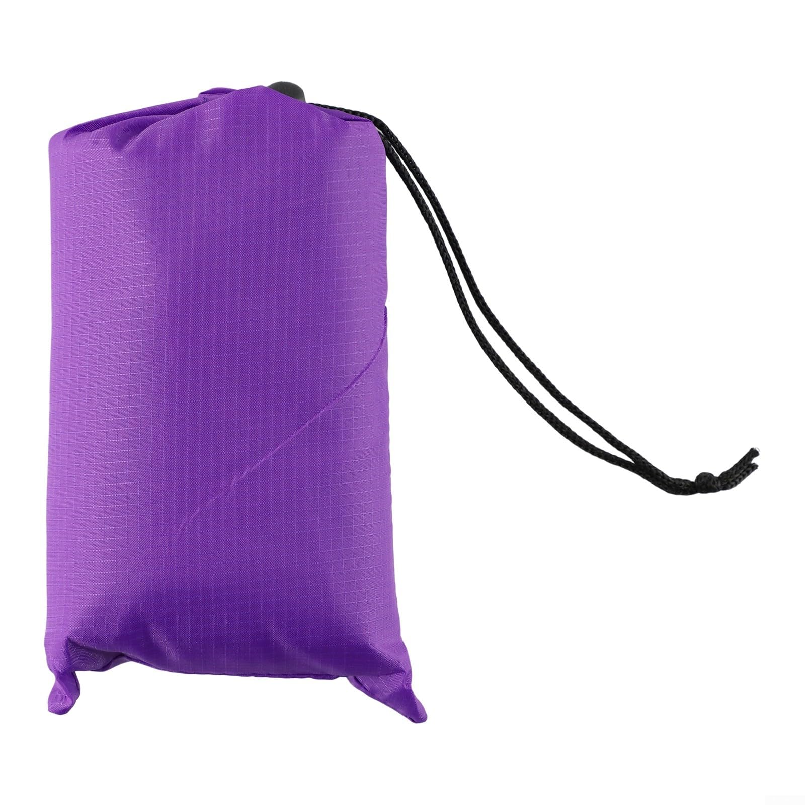 Tent Tarp Waterproof, Sun Shade Shelter 210T Polyester with 6 Tie Points Rain Fly Awning Cover Outdoor for Camping Hiking Backpacking Beach Picnic, 200 X 140 cm(Purple 140x200CM)