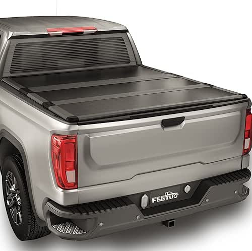 Hard Tri-Fold Tonneau Cover Truck Bed Compatible with 2007-2025 Chevy