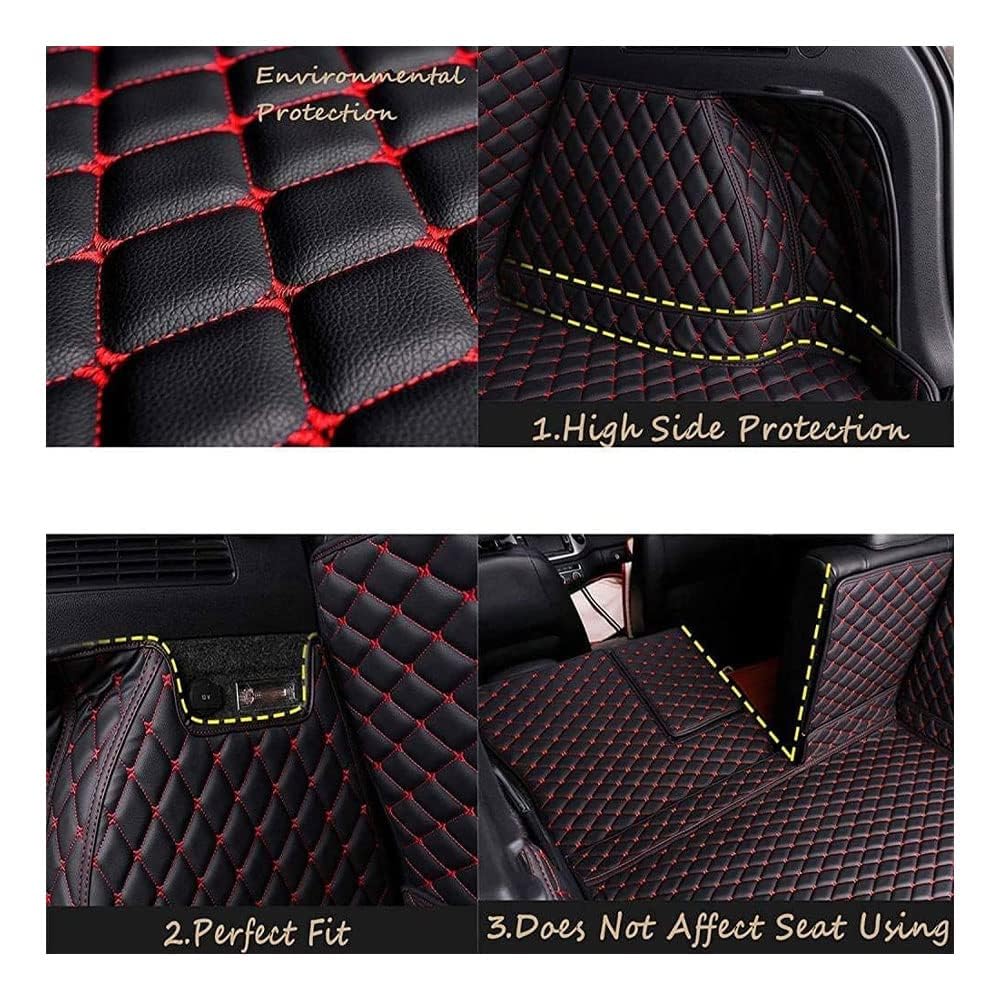 Tappetino Bagagliaio In Pelle Per Fiat 500 2020-2024 – Impermeabile, Antiscivolo E Facile Da Pulire, Accessorio Interno