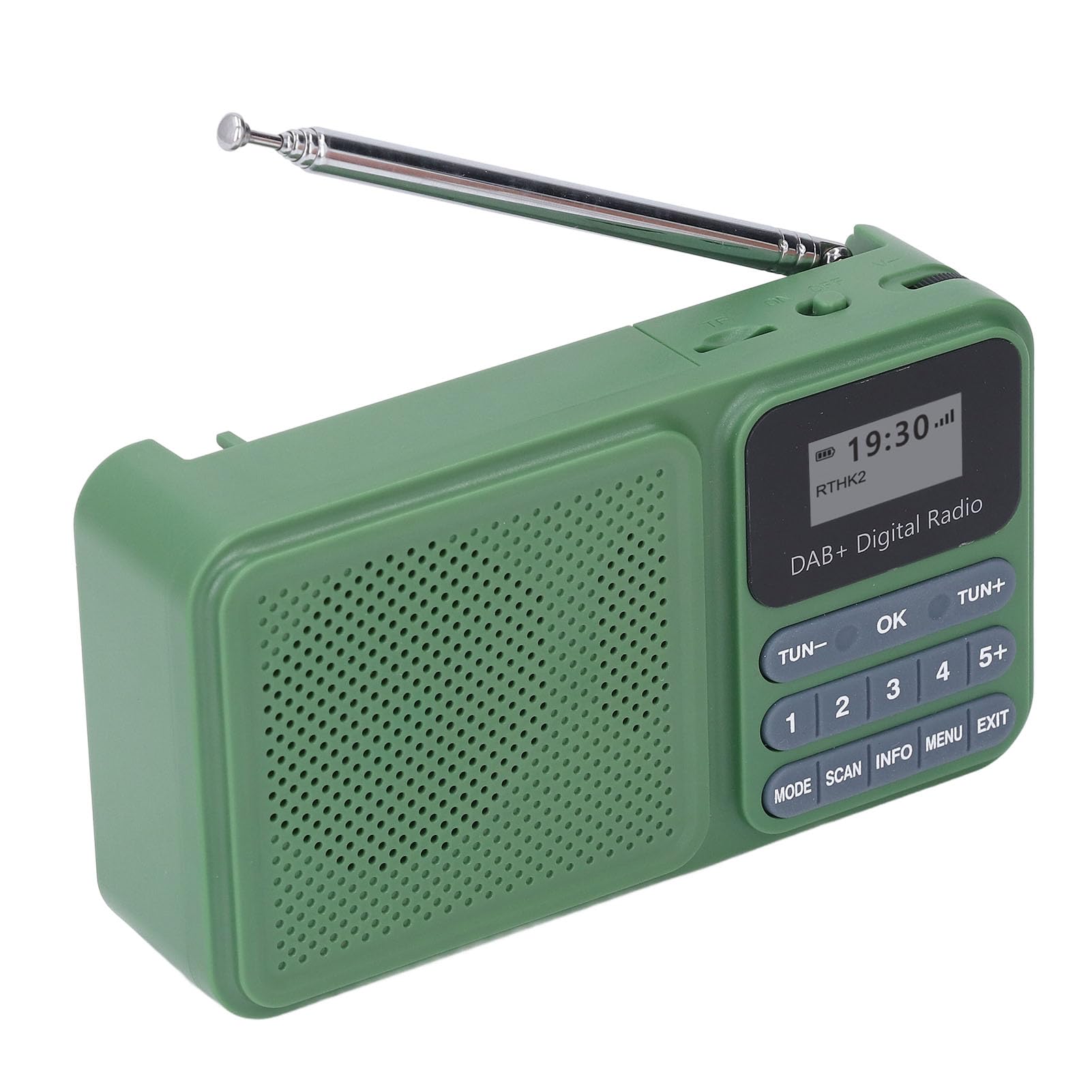 Radio Dab Radio Solare Energia Solare 3W Scheda di Memorizzazione Altoparlanti Stereo Musica USB Radio Digitale