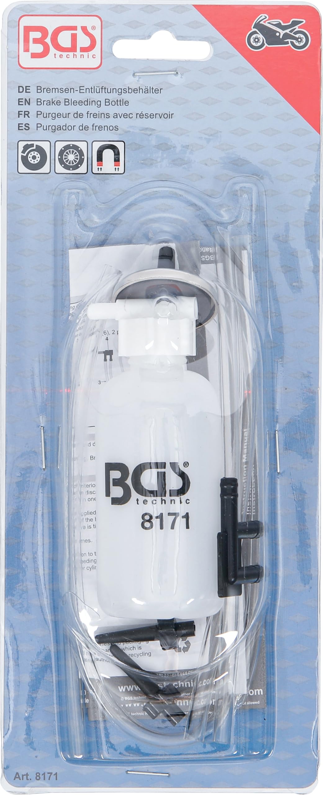 BGS 8171 | Contenitore per spurgo freni | per motociclette