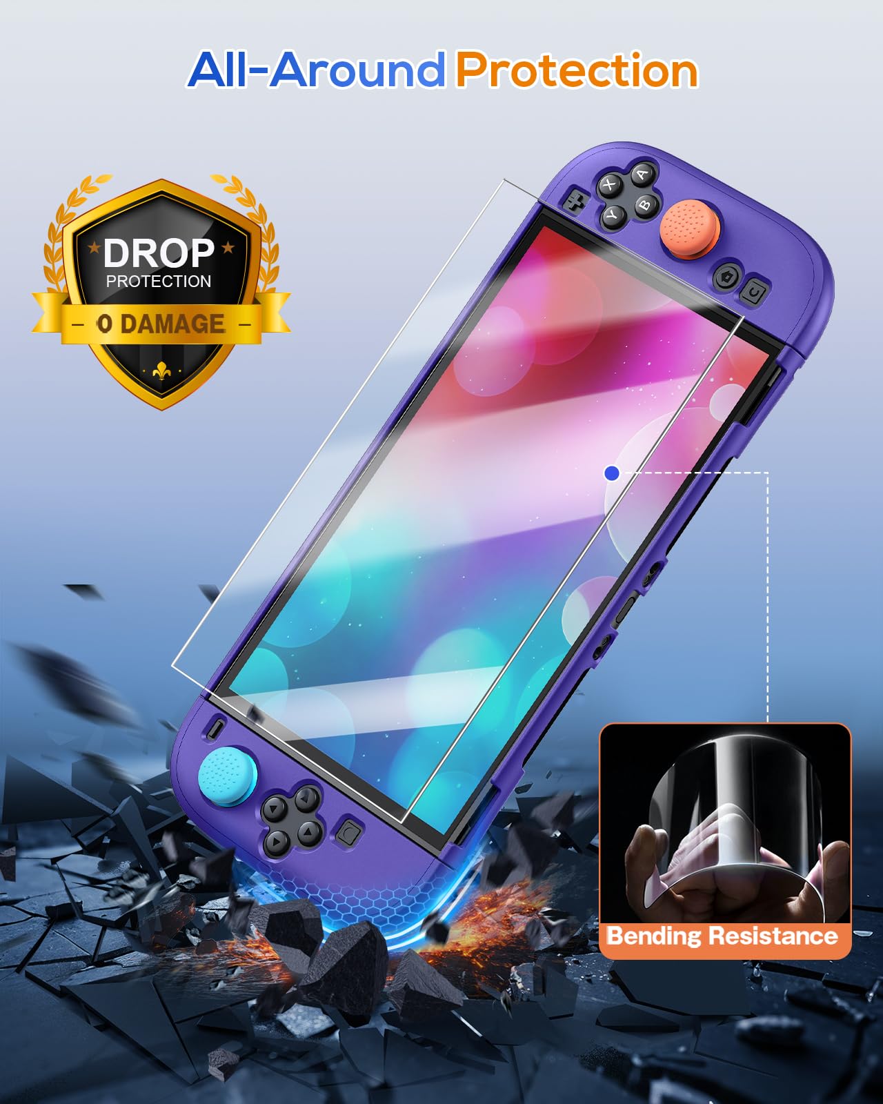 Amazon.com: FYOUNG Upgrade Switch 2 Protective Case&Screen