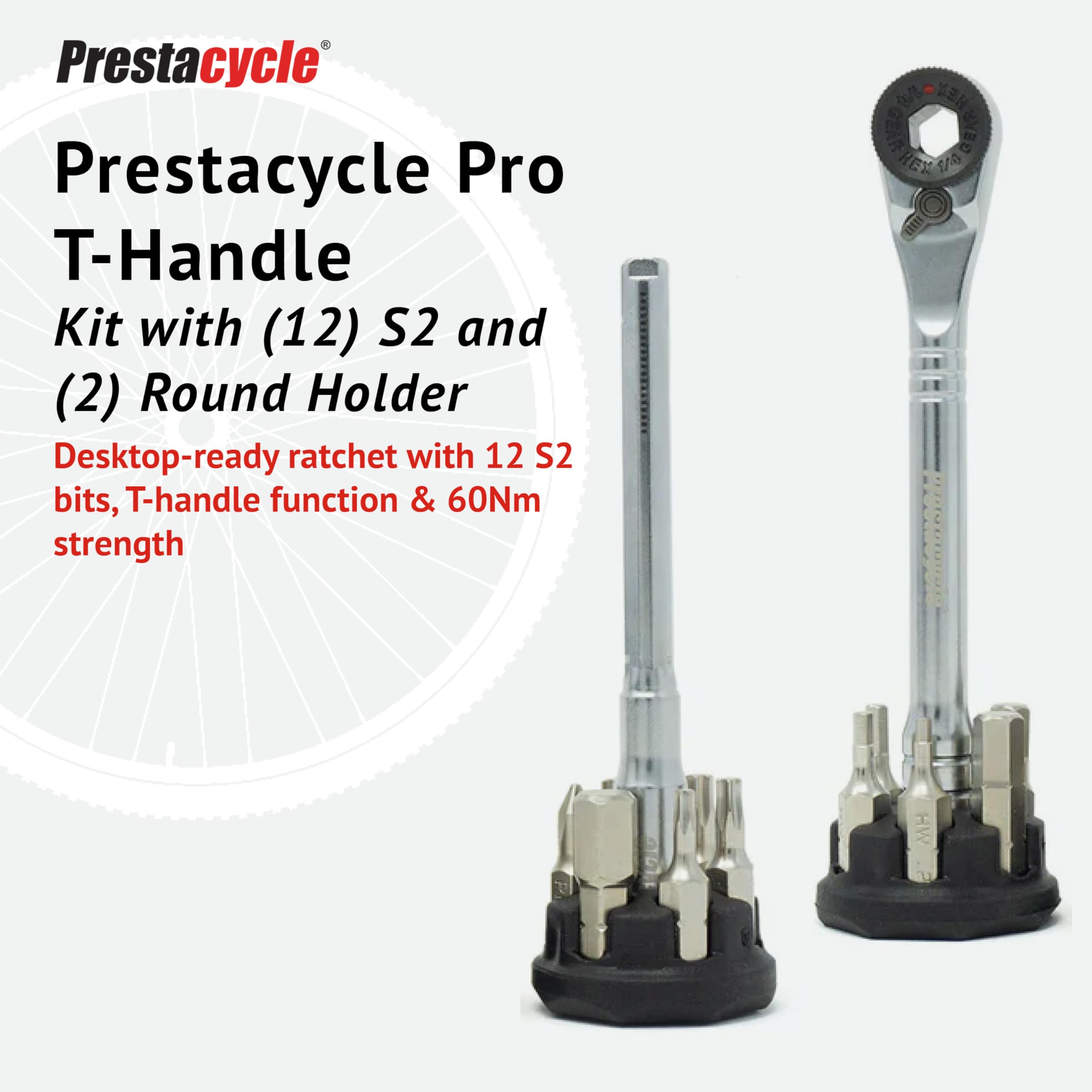 Prestacycle Grzechotka z uchwytem T