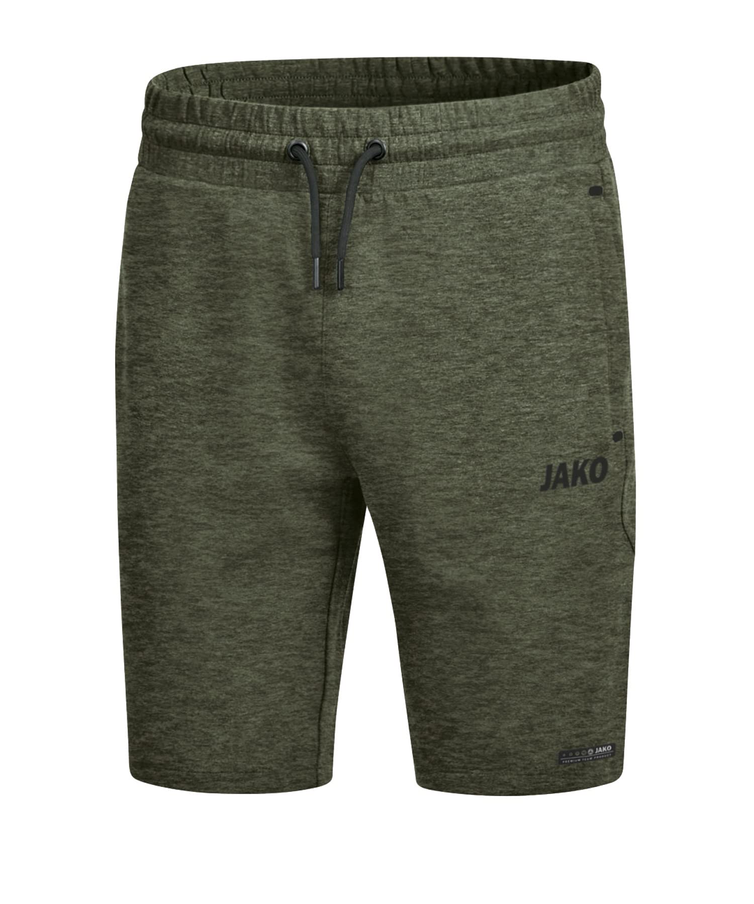 JAKO Men's Premium Basics Shorts, Mens, Men's Shorts, 8529, Khaki Mottled, S