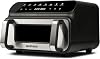 G3 Ferrari G10181 Hot Air Fryer & BBQ Grill Friggisano BBQ 2000 W 10 L XXL 8 Programmes Multifunction Smokeless Barbecue BPA & PFOA Safe Accessories & Recipe Book Included Black/Silver-Grey