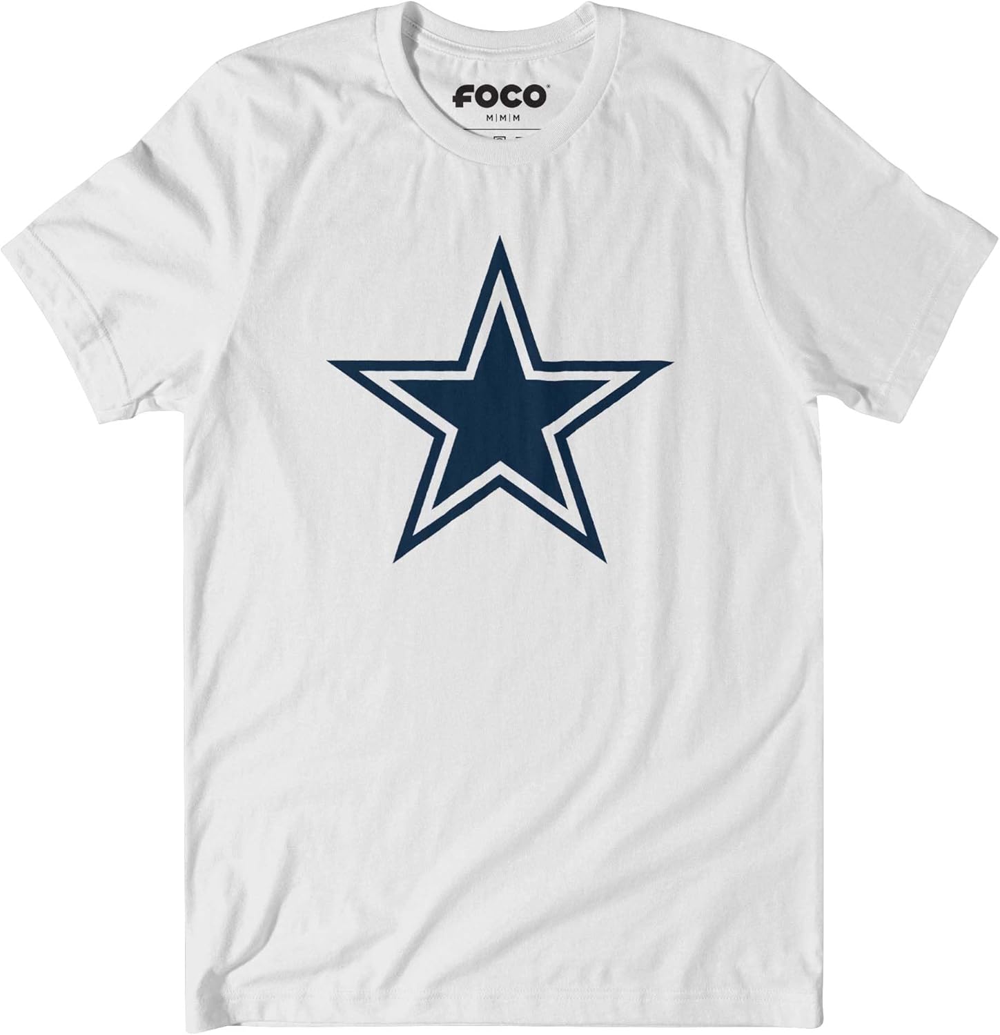 FOCO Men's NFL Team Primary Logo White Short Sleeve T-Shirt