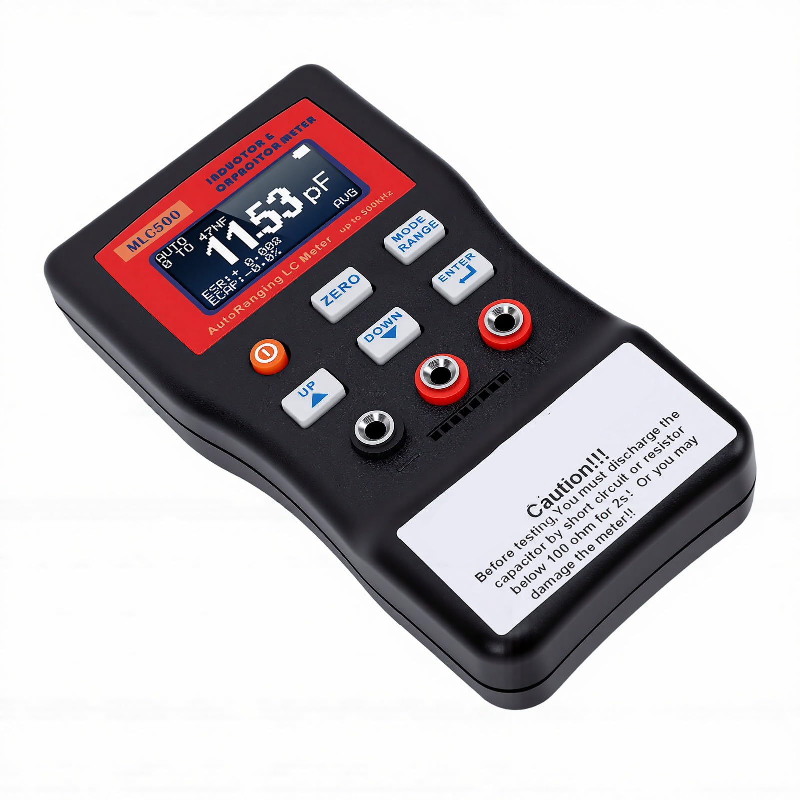 Tester di Precisione del Misuratore di capacità e Induttanza per HVAC e Riparazione di Apparecchi con Display Digitale e funzionalità di Range Automatico