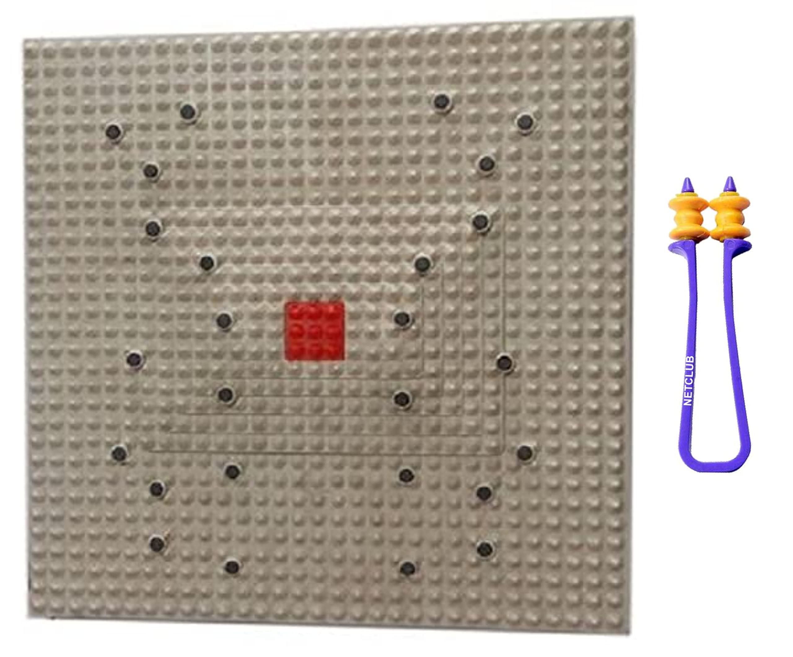 NETCLUB 26 magnet Acupressure Mats for Foot Pointed Plate Pyramid Acupressure Pad for Foot Magnetic Energy Booster yoga mat blood circulation tummy shaper body massager (B0C3N4H1PW) Amazon Price History, Amazon Price Tracker