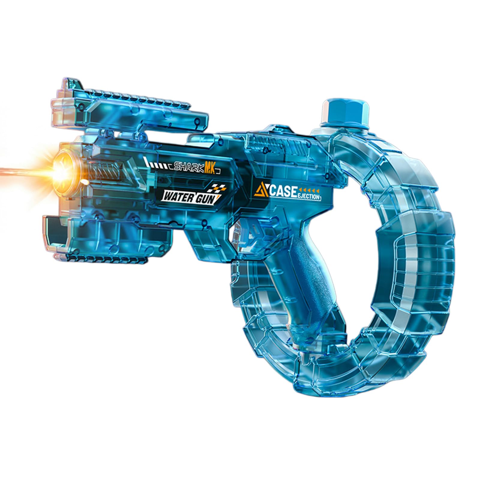 Elektryczny pistolet na wodę z diodami LED (niebieski)