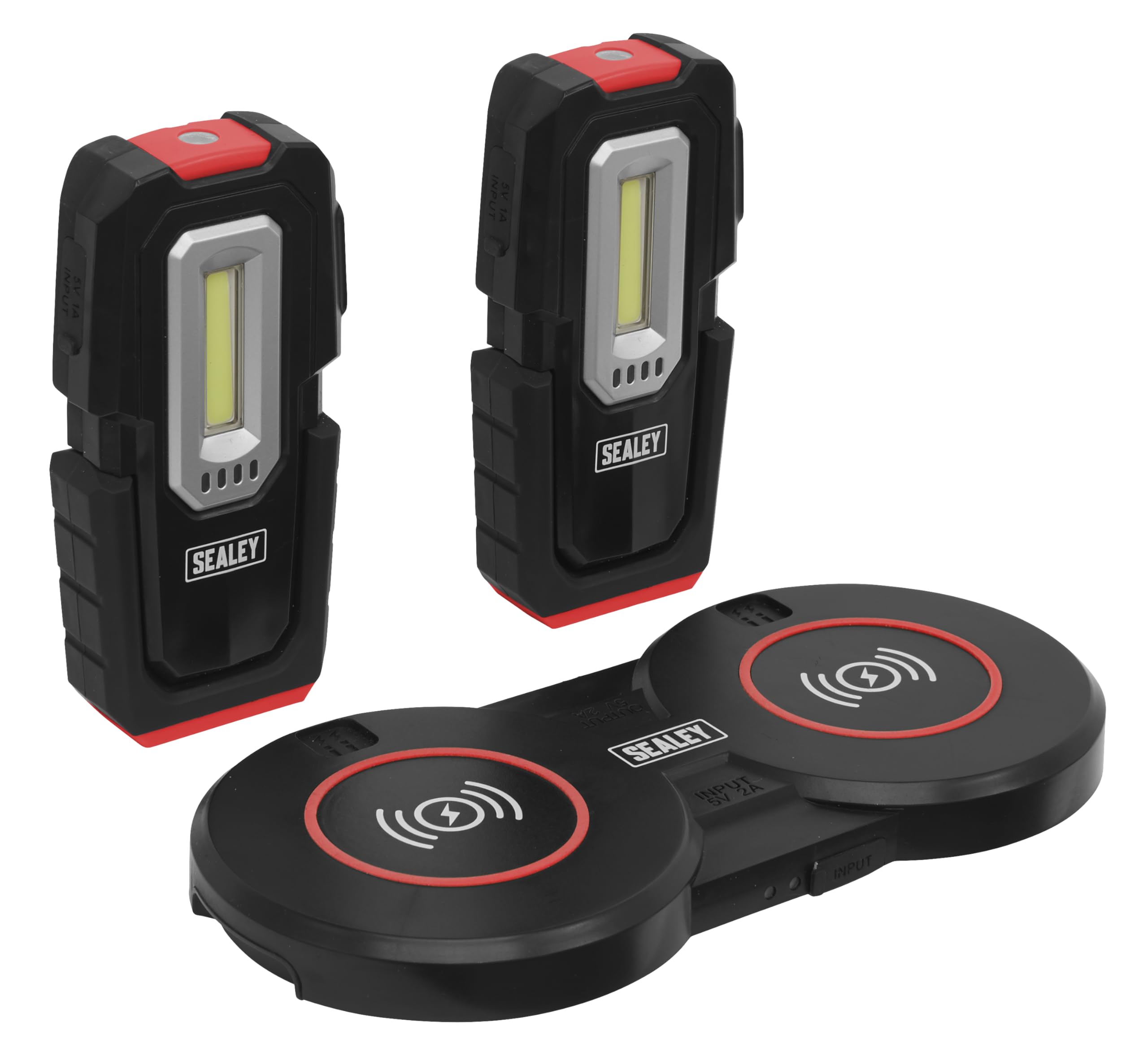 Sealey LEDWCBCOMBO3 Insp. Light 3W & 1W COB LED & Wireless Charge Base