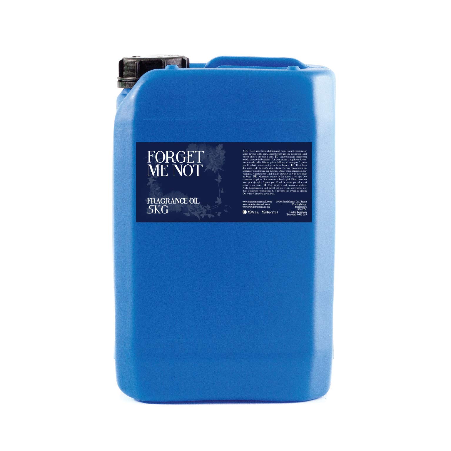 Mystic Moments | Forget Me Not Fragrance Oil 10Kg | Soft Floral Aroma | Delicate, Uplifting Scent for Candles, Soap & Home Fragrance — image 1