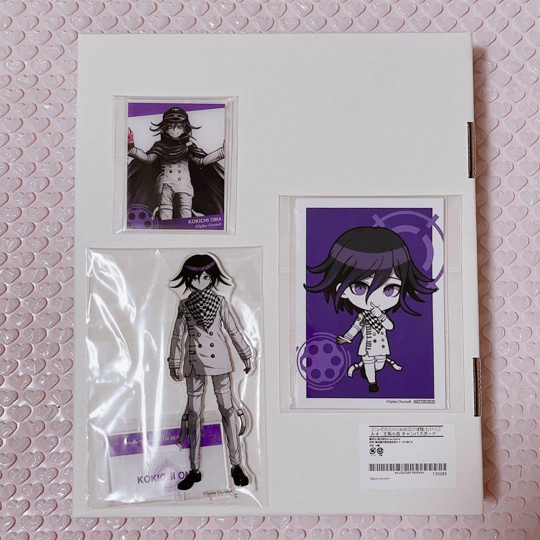 王馬小吉 キャンバスボード オンラインくじ A賞 ダンガンロンパV3 王馬小吉 オンラインくじ4点set ダンガンロンパV3 オンラインくじ A賞