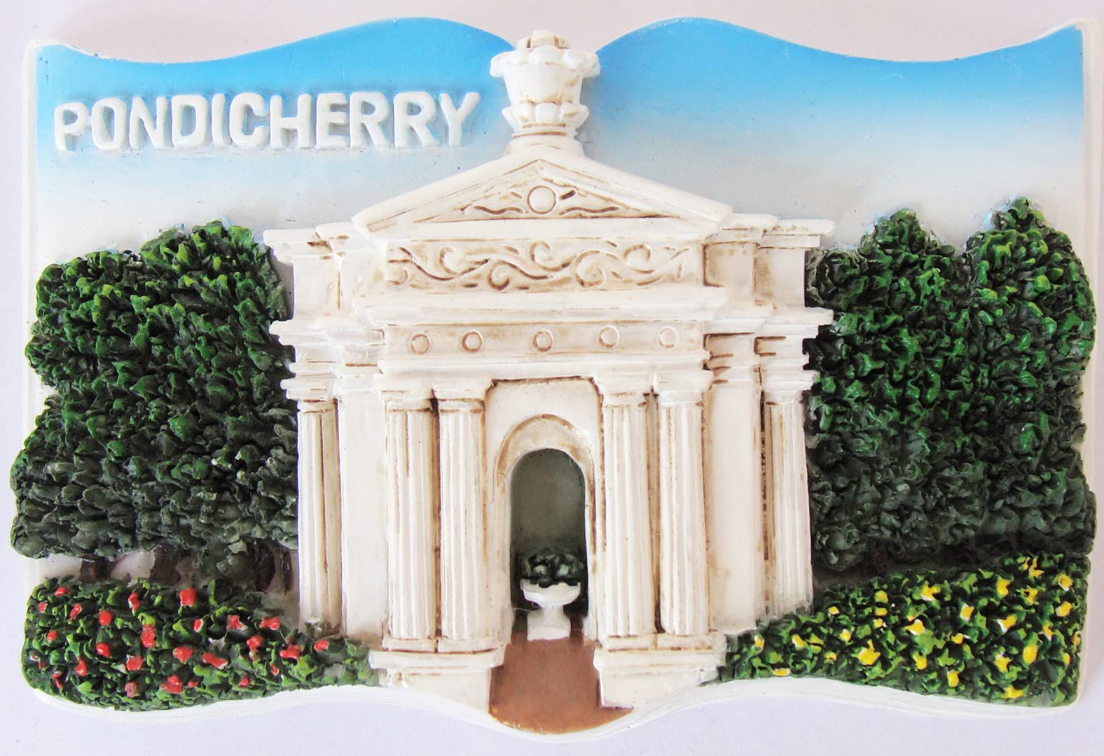 Temple Trees Pondicherry Fridge Magnet - TSC 4012
