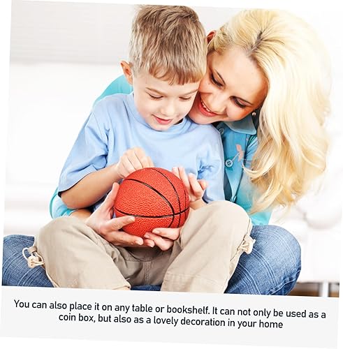 Miniatura 4 de Mini Baloncesto 2 piezas Mini juguetes de baloncesto para niños, mini juguetes para niñas, alcancía para niños, alcancía de fútbol para niños, caja