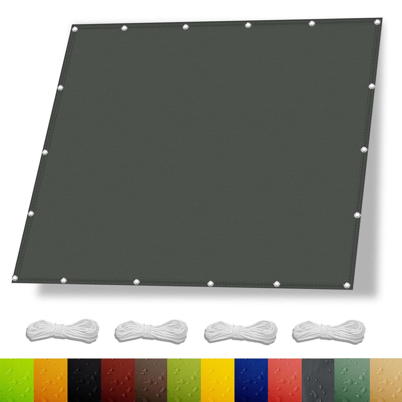 Auvent protection des rayons UV et toile imperméable 3x3.5m