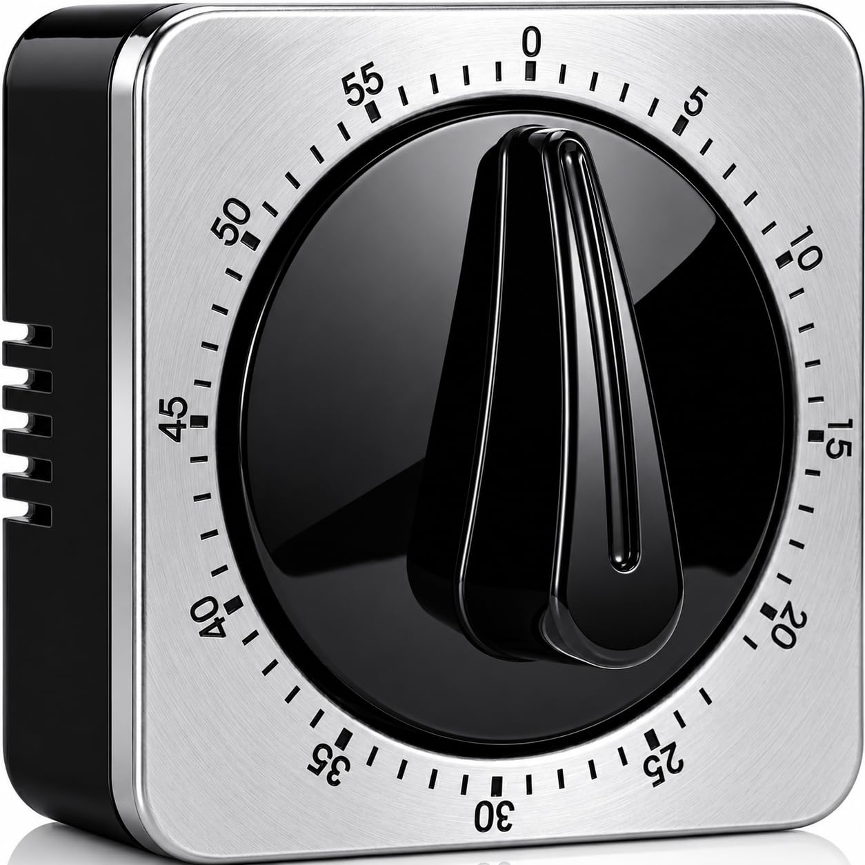 Photo 1 of **DOESN'T DING ON ITS OWN*** Kitchen Timers for Cooking, Chef Cooking Timer Clock with Loud Alarm - 100% Mechanical Desk Timer - No Batteries Required - Magnetic Backing, Exquisite Stainless Steel Body - Countdown Reminder