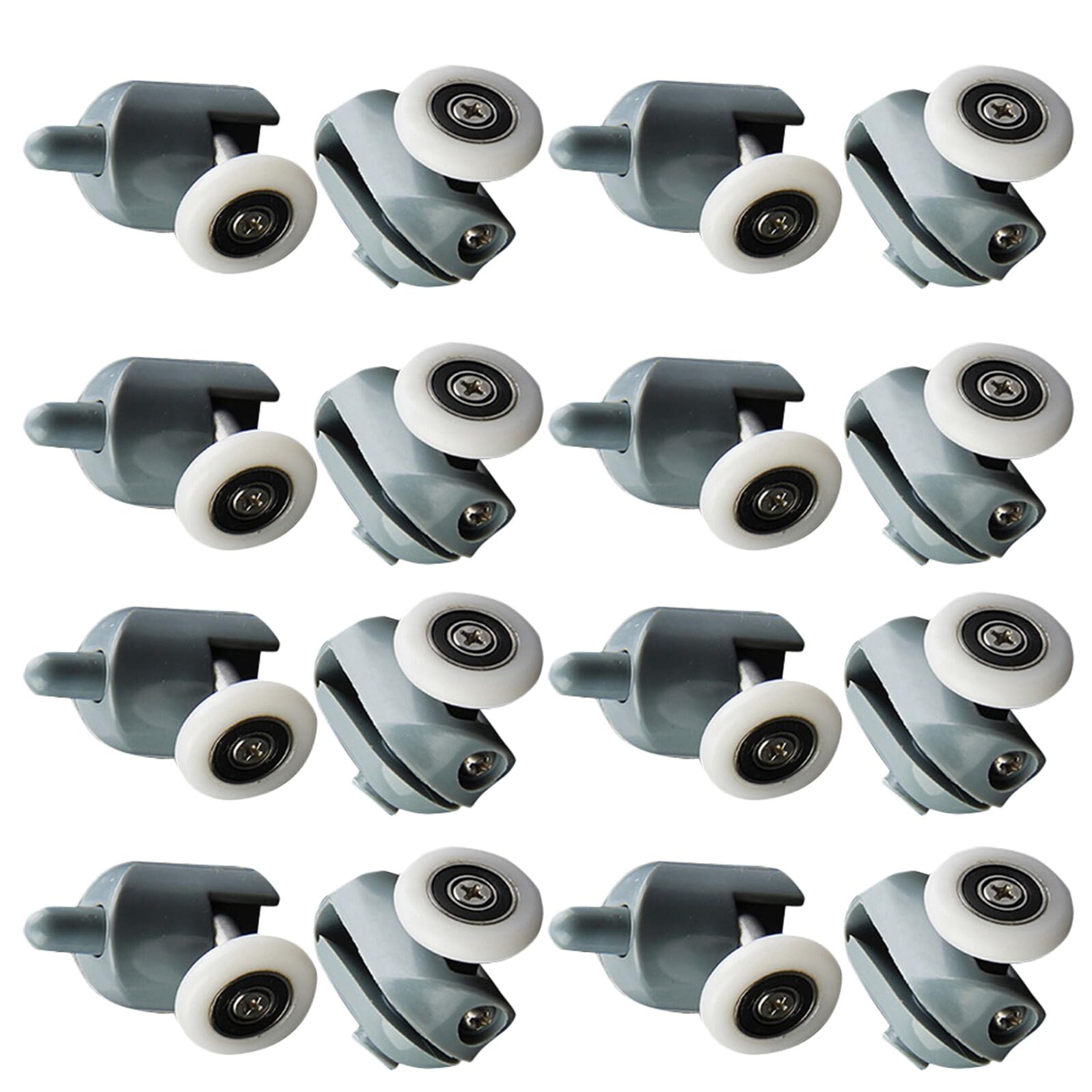 Rodillos de ducha para solucionar mamparas atascadas con ruedas de 25 mm juego