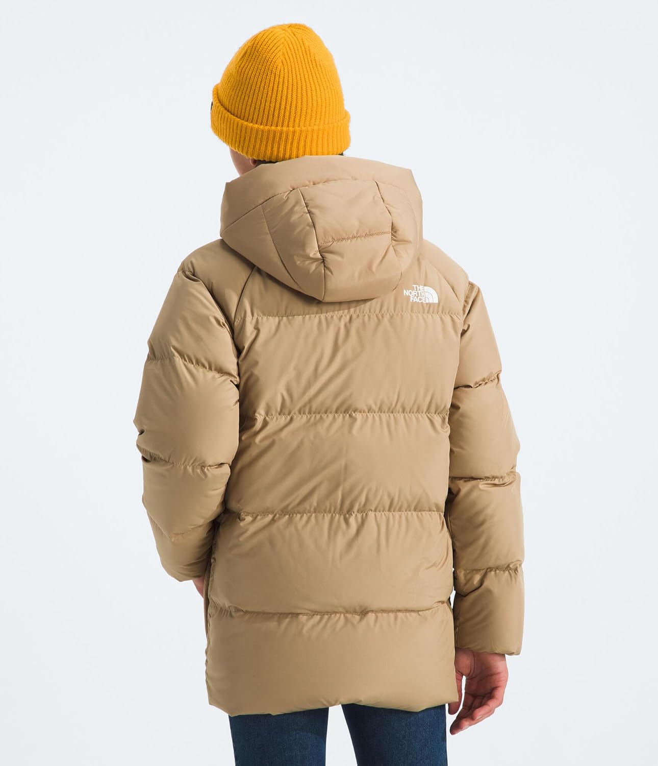 THE NORTH FACE Kids' North Down Fleece-Lined Short Parka | 600 Fill Recycled Waterfowl Down Insulated, Water Repellent - Image 4