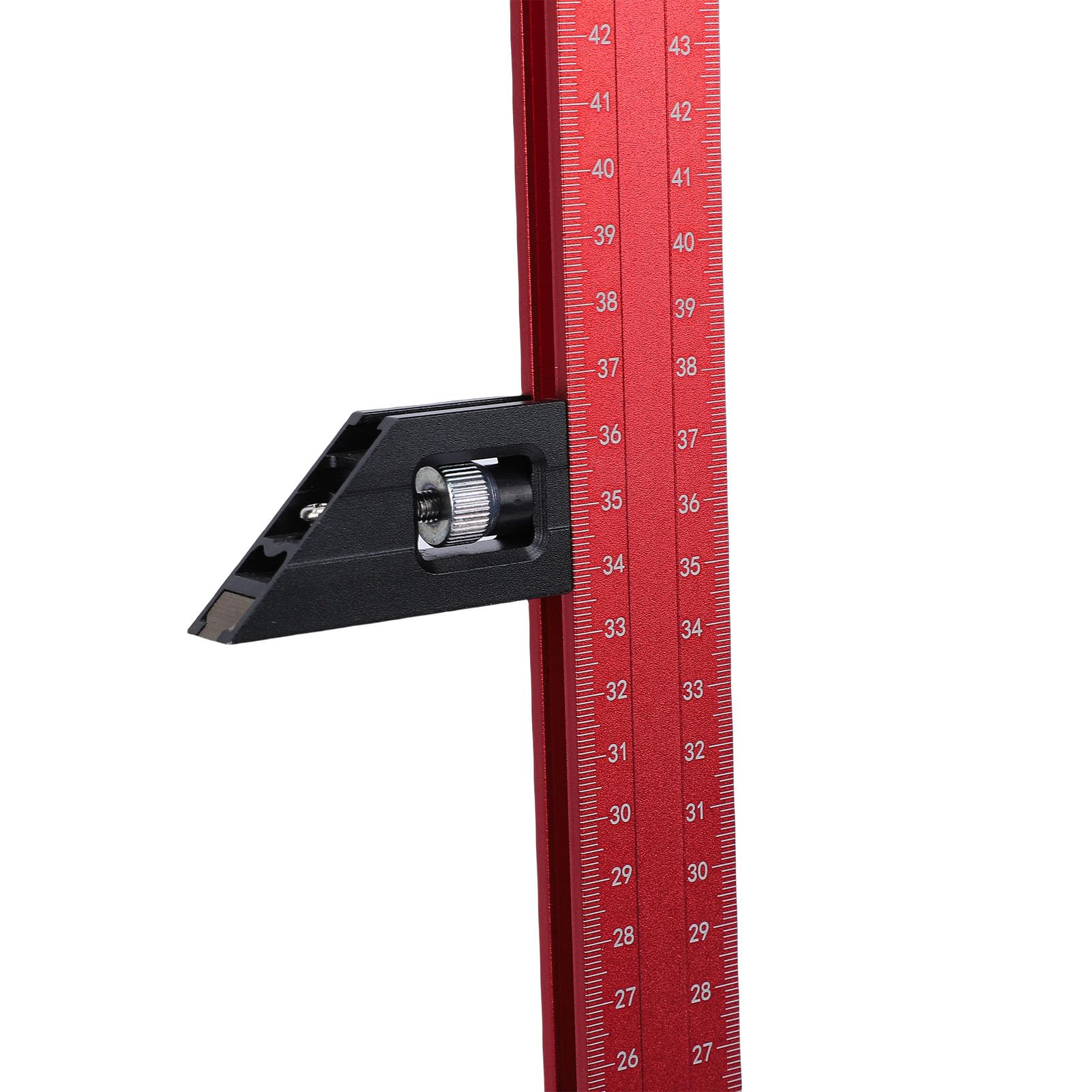 Generic Herramienta de Medición de para Carpintería Ajustable y Fácil de Usar para Sierras de Mesa Material de Aleación de Aluminio de Rango de 0-25 Pulgadas