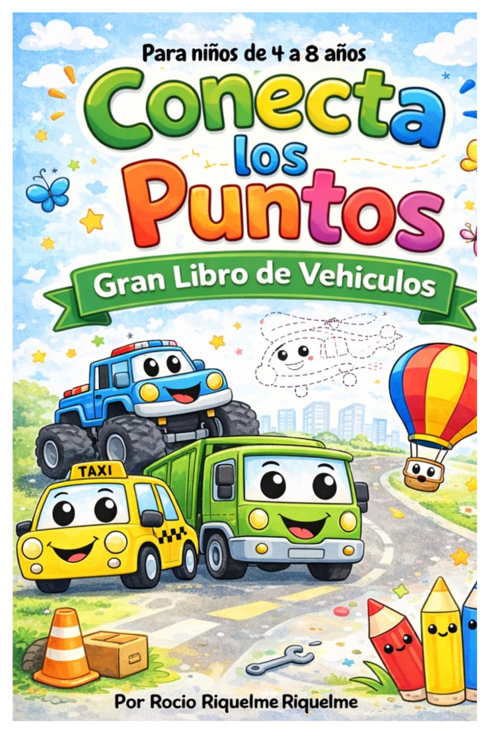 Conecta los Puntos: Gran Libro de Vehículos
